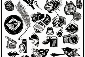 Battery tattoo idea