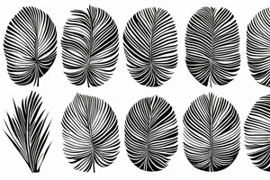Monstera pot plant tattoo idea