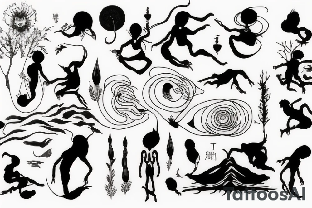 Spiritual Oneness, Singularity of soul , Connectedness tattoo idea