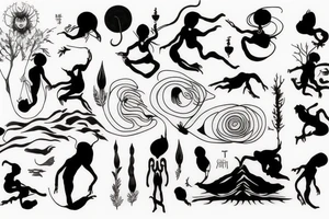 Spiritual Oneness, Singularity of soul , Connectedness tattoo idea
