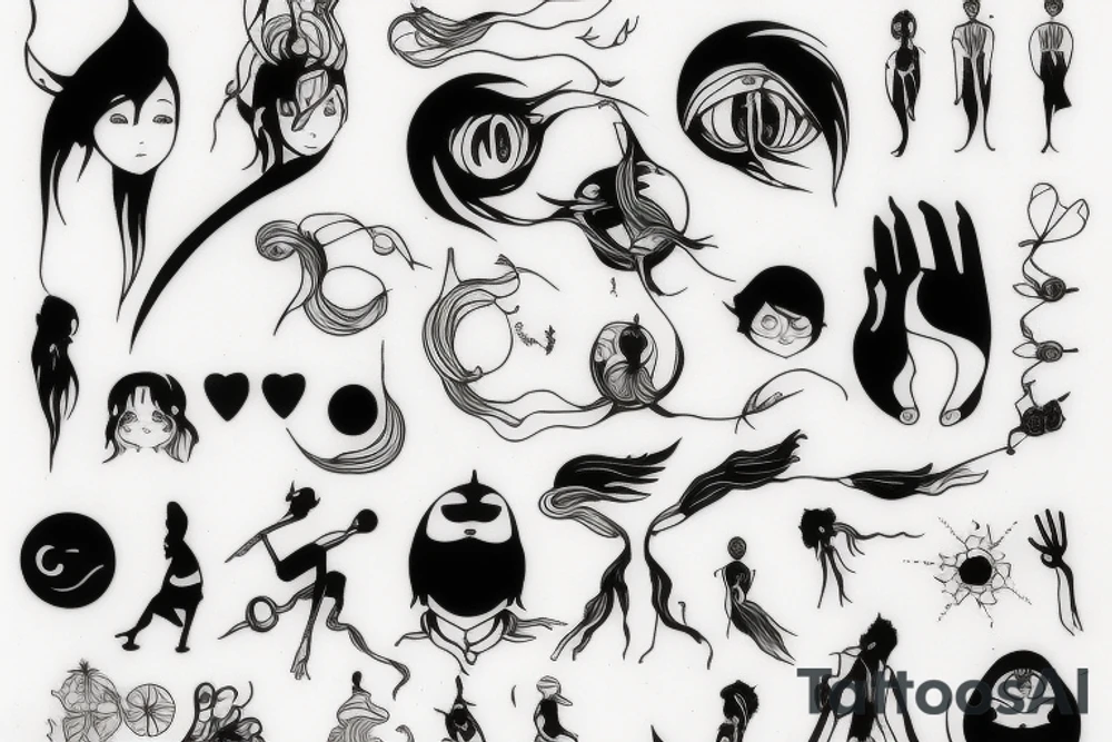 Spiritual Oneness, Singularity of soul , Connectedness tattoo idea