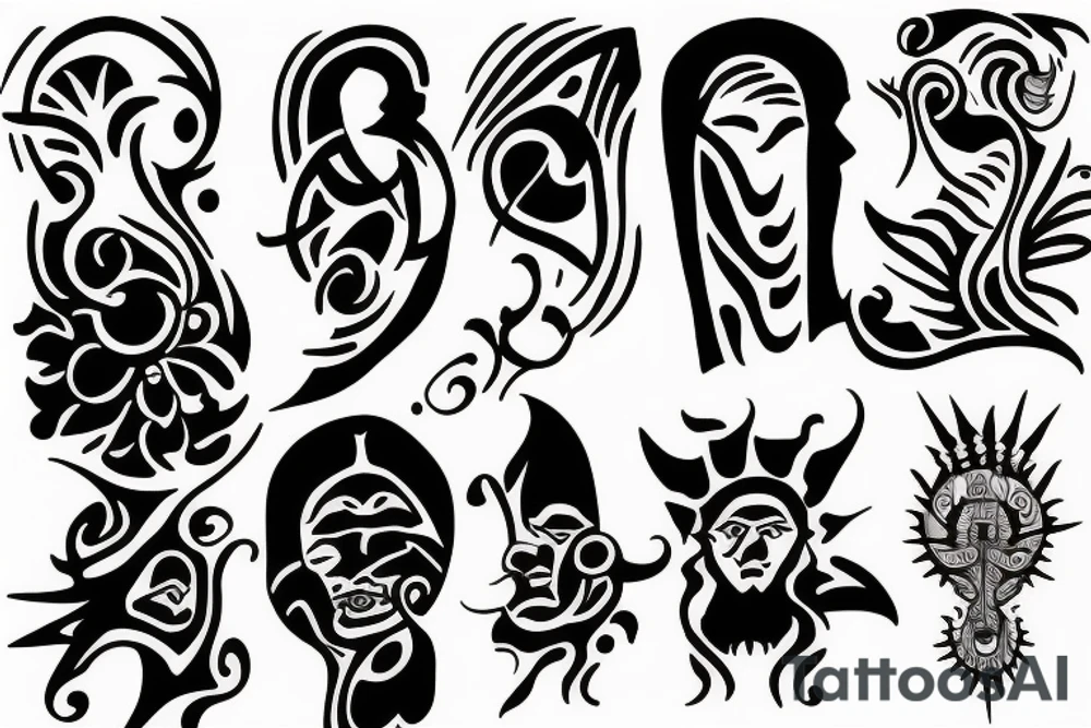 Spiritual Oneness, Singularity of soul , Connectedness tattoo idea