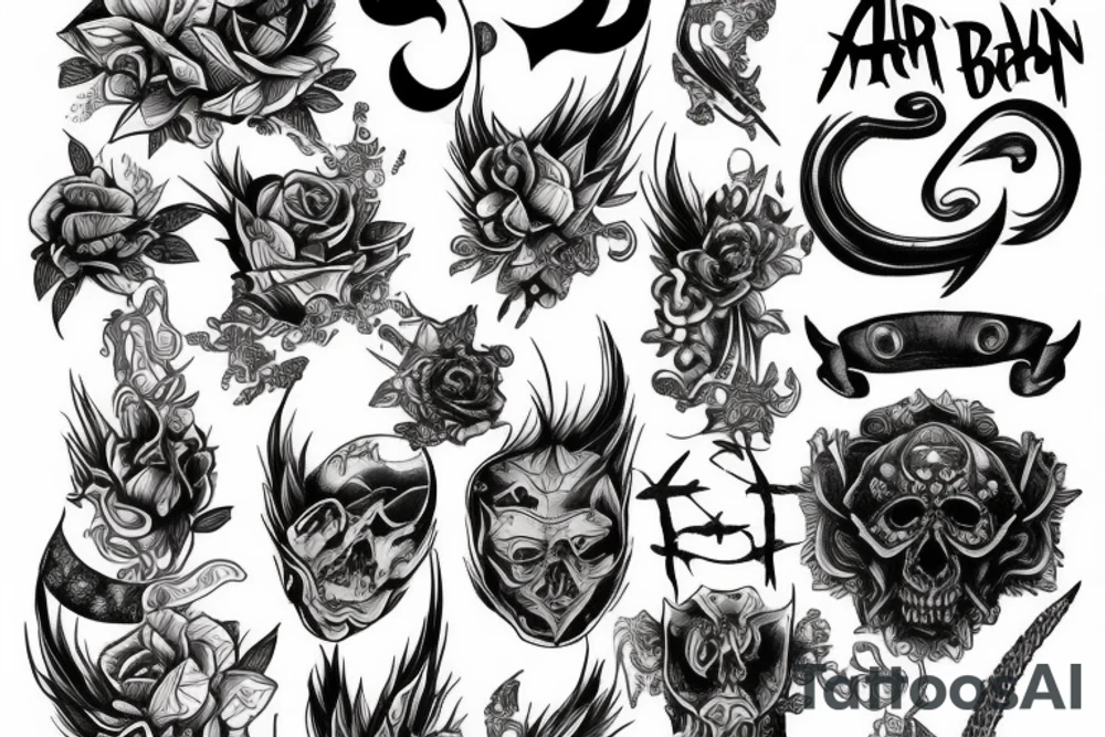 Badass tattoo to represent aaron tattoo idea