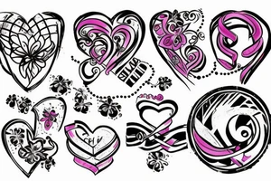 Breast cancer tattoo idea