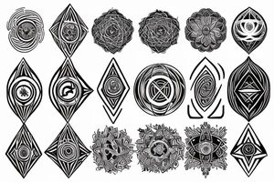 Symbol of oneness, spiritual awakening , all is one , superconsciousness tattoo idea