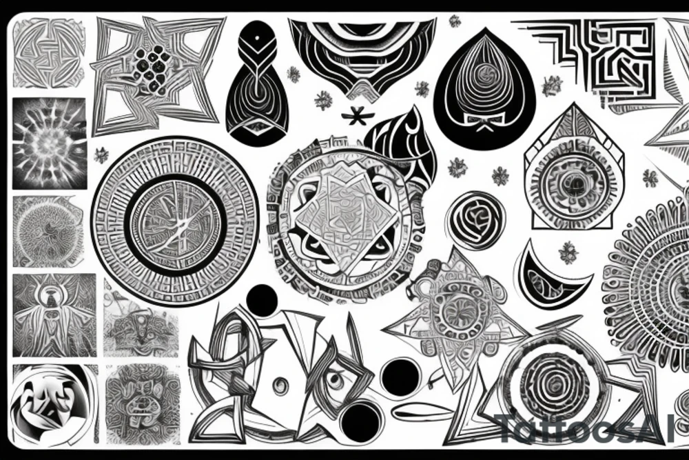 Symbol of oneness, spiritual awakening , all is one , superconsciousness tattoo idea