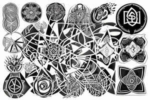 Symbol of oneness, spiritual awakening , all is one , superconsciousness tattoo idea