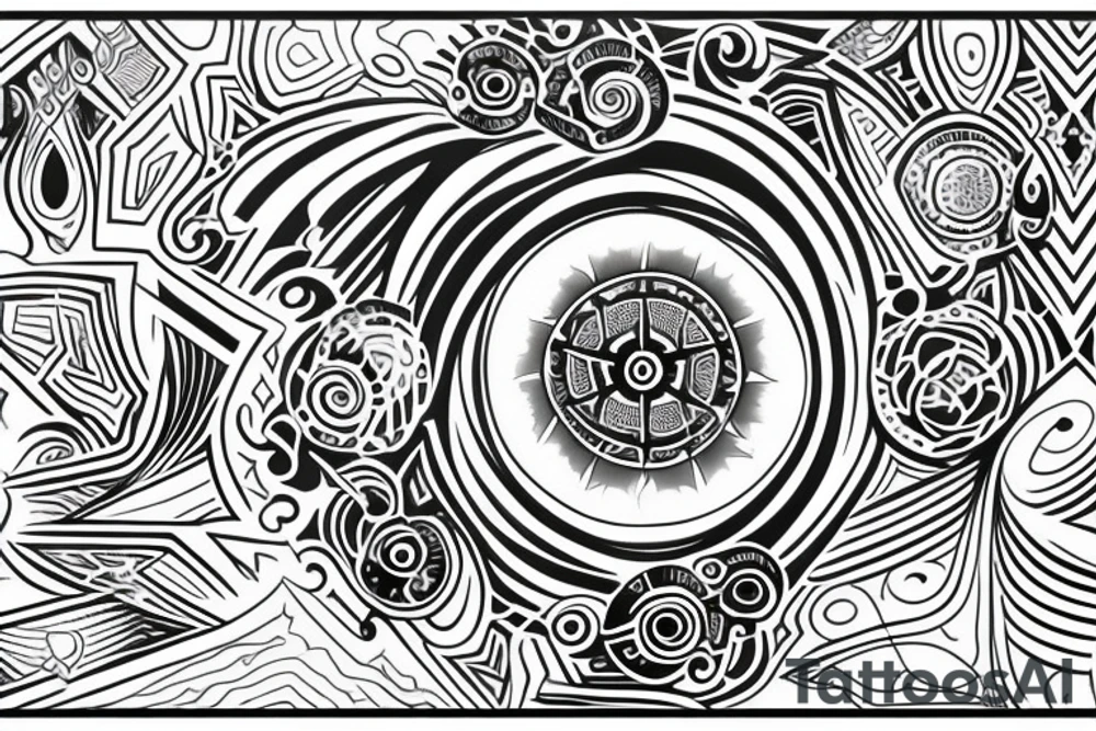 Symbol of oneness, spiritual awakening , all is one , superconsciousness tattoo idea