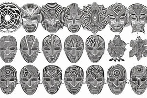 Symbol of oneness, spiritual awakening , all is one , superconsciousness tattoo idea