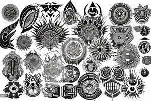 Symbol of oneness, spiritual awakening , all is one , superconsciousness tattoo idea
