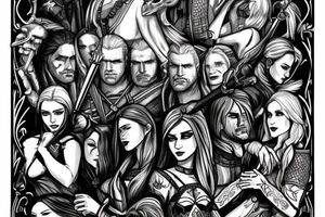 the witcher tattoo idea