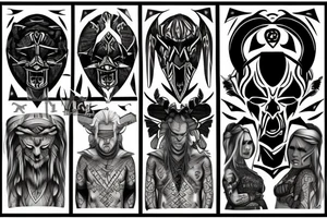 the witcher tattoo idea