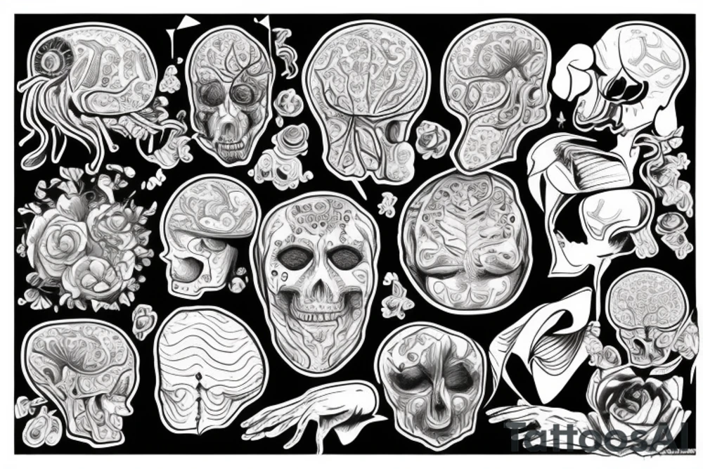 Right brain is bursting with wonder and art and expression. tattoo idea