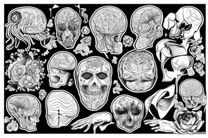 Right brain is bursting with wonder and art and expression. tattoo idea