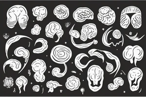 Right brain is bursting with wonder and art and expression. tattoo idea