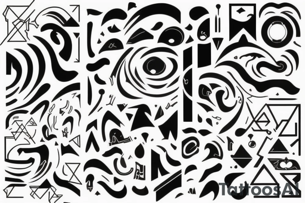 Pulses of light transporting a human being to an unknown dimension. tattoo idea