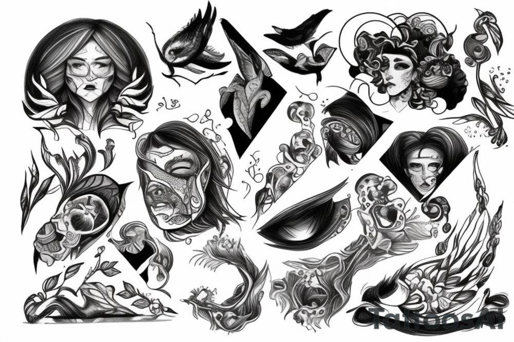 A human being to an unknown dimension. tattoo idea
