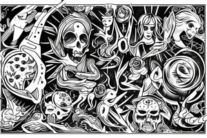 A human being being teleported to an unknown dimension. tattoo idea