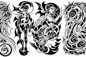 A human being being teleported to an unknown dimension. tattoo idea