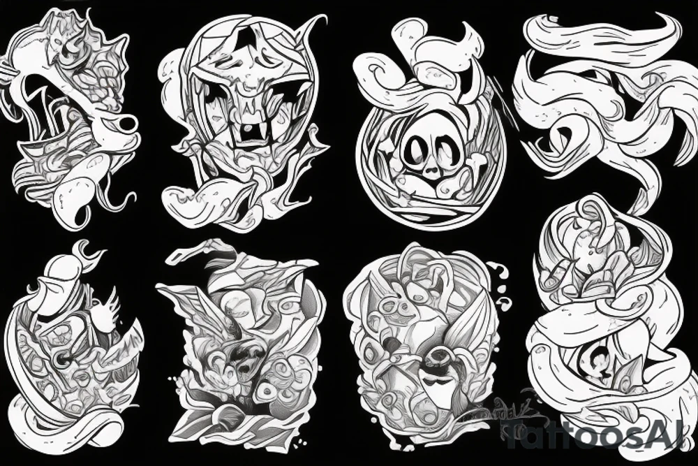 A human being being teleported to an unknown dimension. tattoo idea