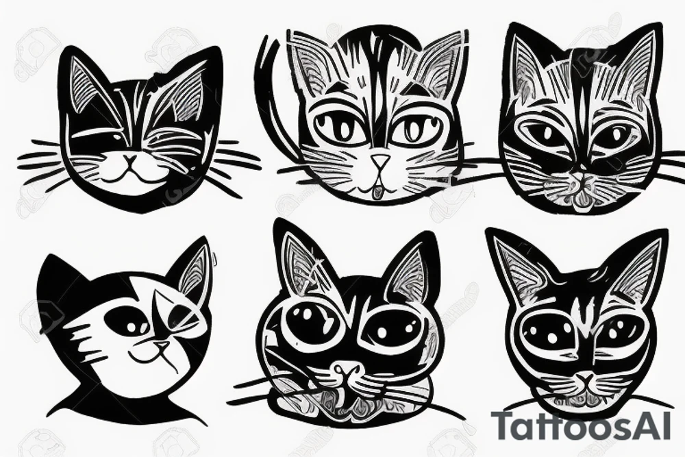 cat tattoo tattoo idea