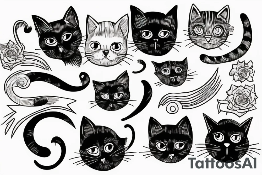 cat tattoo tattoo idea