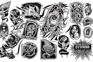 A human being being teleported to an unknown dimension. tattoo idea