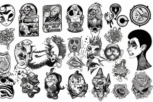 A human being being teleported to an unknown dimension. tattoo idea