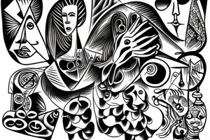 A human being being teleported to an unknown dimension. tattoo idea