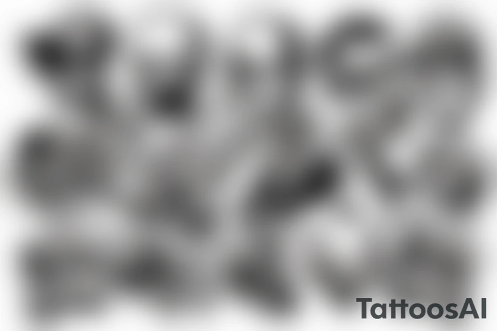 Gangster tough tattoo idea