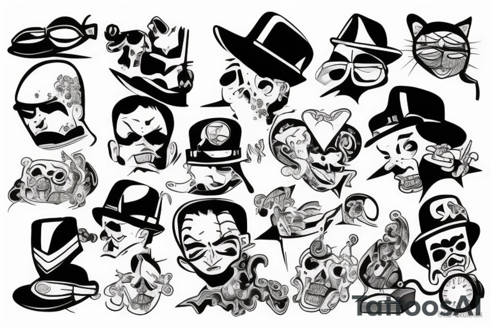 Gangster tattoo idea