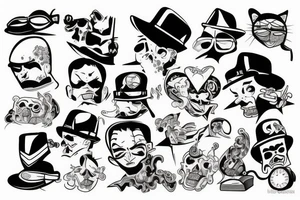Gangster tattoo idea