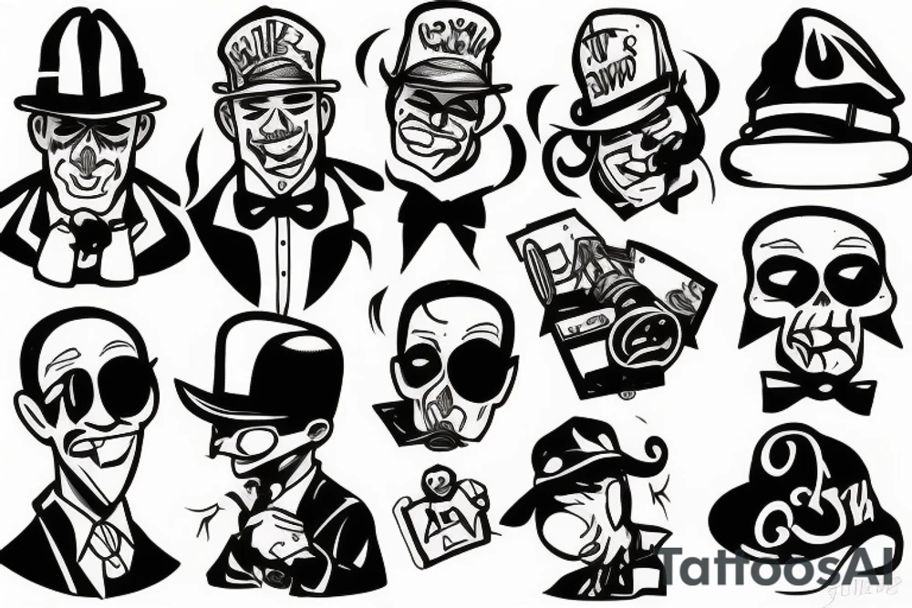Gangster tattoo idea