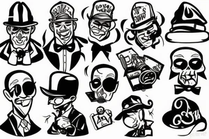 Gangster tattoo idea