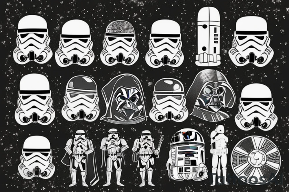 Star wars and f1 tattoo idea