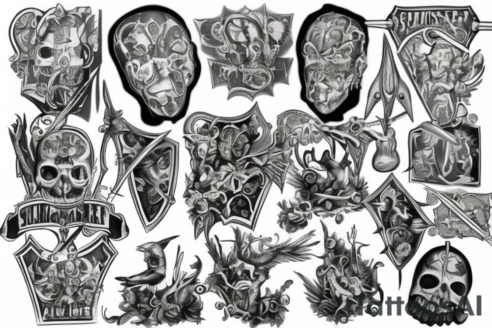 Crusader tattoo idea