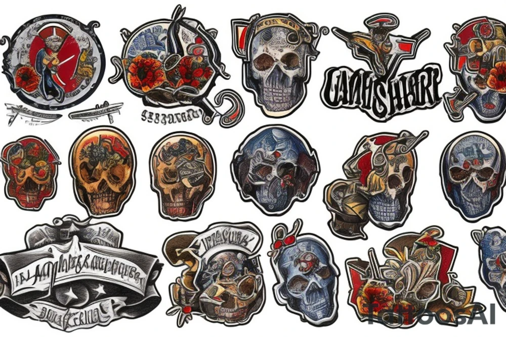 Crusader  American traditional tattoo idea