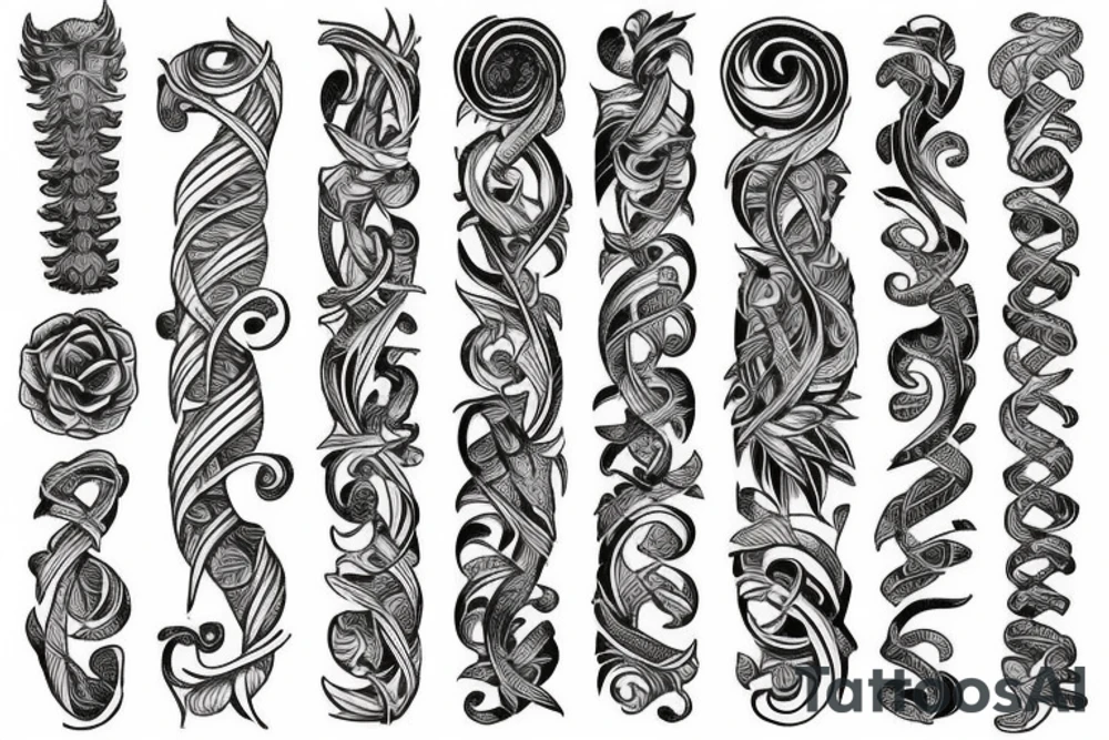 Spine tattoo tattoo idea