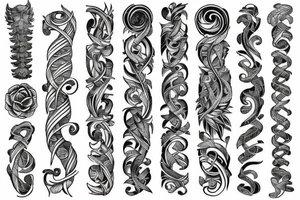 Spine tattoo tattoo idea