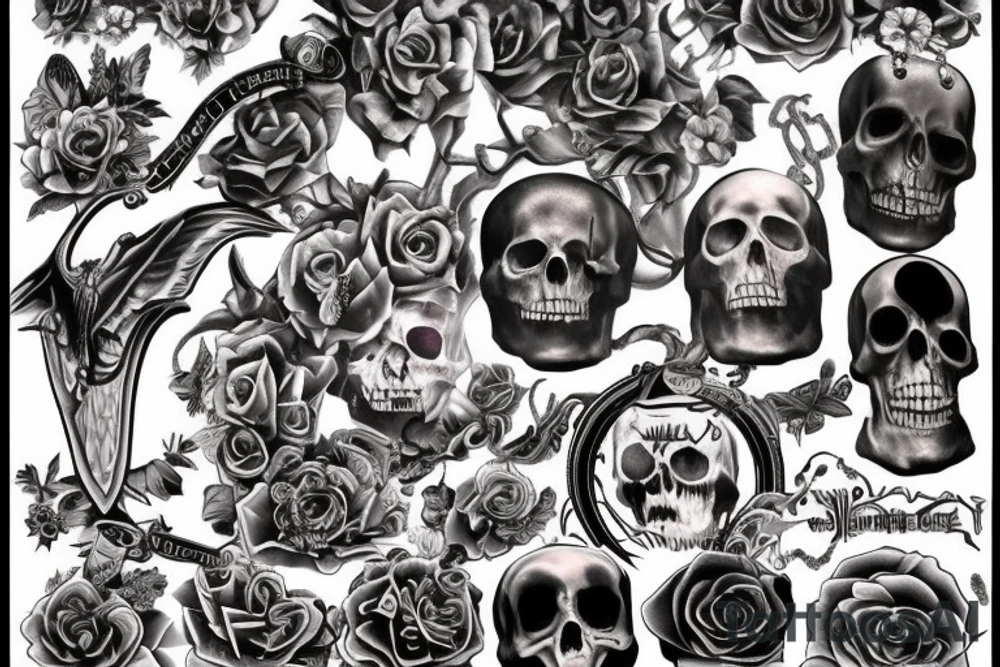 Life is bound by time alive, death is forever tattoo idea