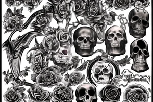 Life is bound by time alive, death is forever tattoo idea