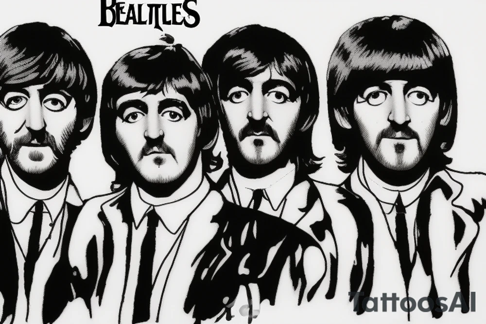 The Beatles Abby road tattoo idea