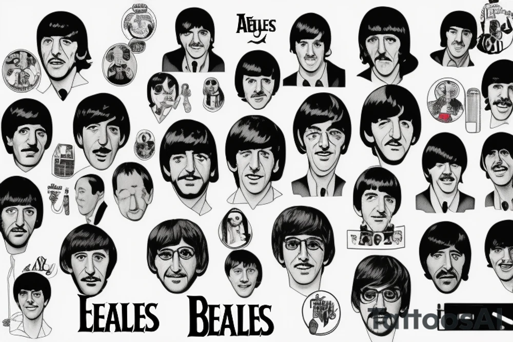 The Beatles Abby road tattoo idea