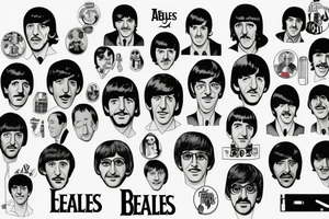 The Beatles Abby road tattoo idea