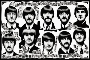The Beatles Abby road tattoo idea