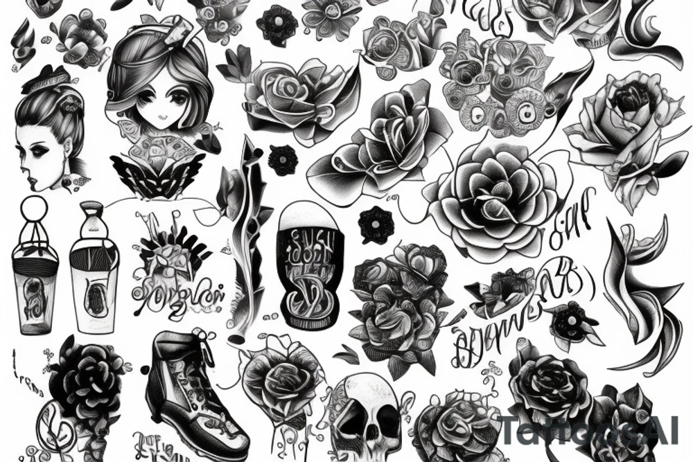 Word Ladli tattoo idea