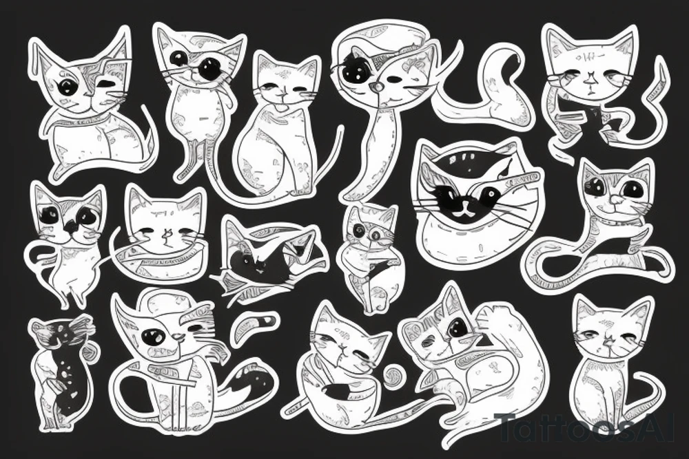 Lawyer cat tattoo idea