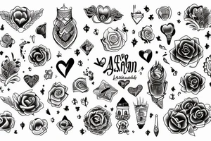 TEXT LADLI tattoo idea