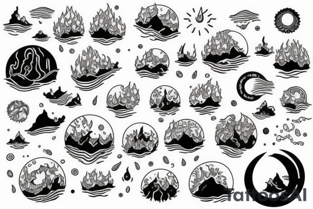 when oceans rise, my soul will rest in your embrace tattoo idea