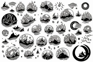 when oceans rise, my soul will rest in your embrace tattoo idea